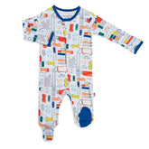 Magnetic Me Traffic Jammies Modal Magnetic Footie - ANB Baby